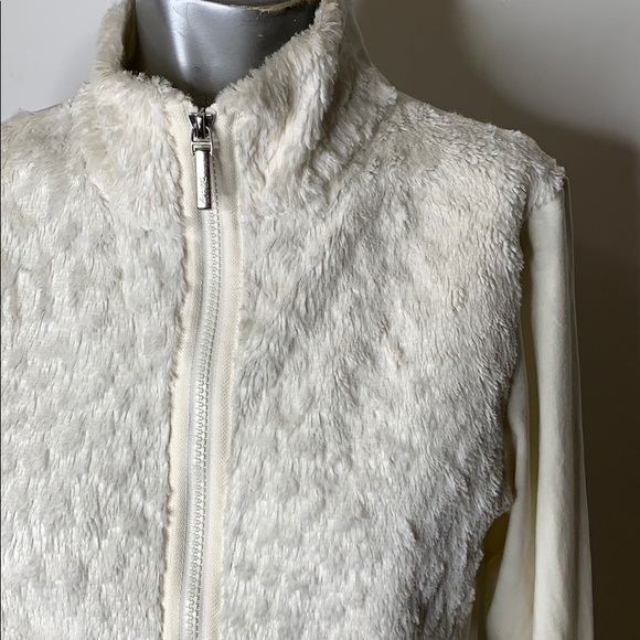 Daily Sherpa Zip up white jacket Size Small - Picture 2 of 7